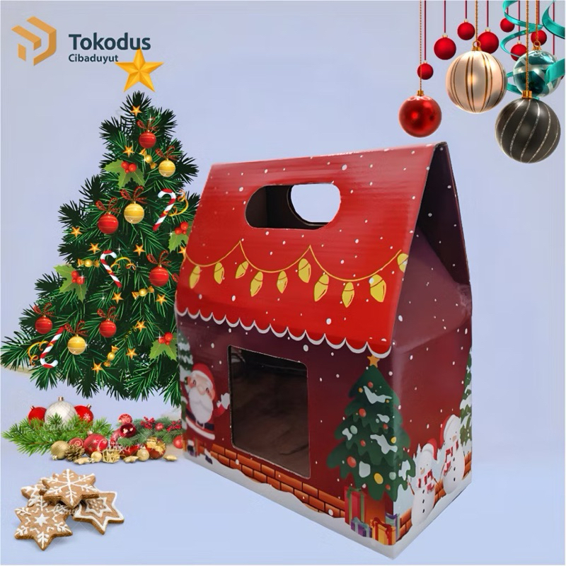 

Box Hampers Natal/Dus Natal/ Dus Kue Kering/ Dus Hampers Natal