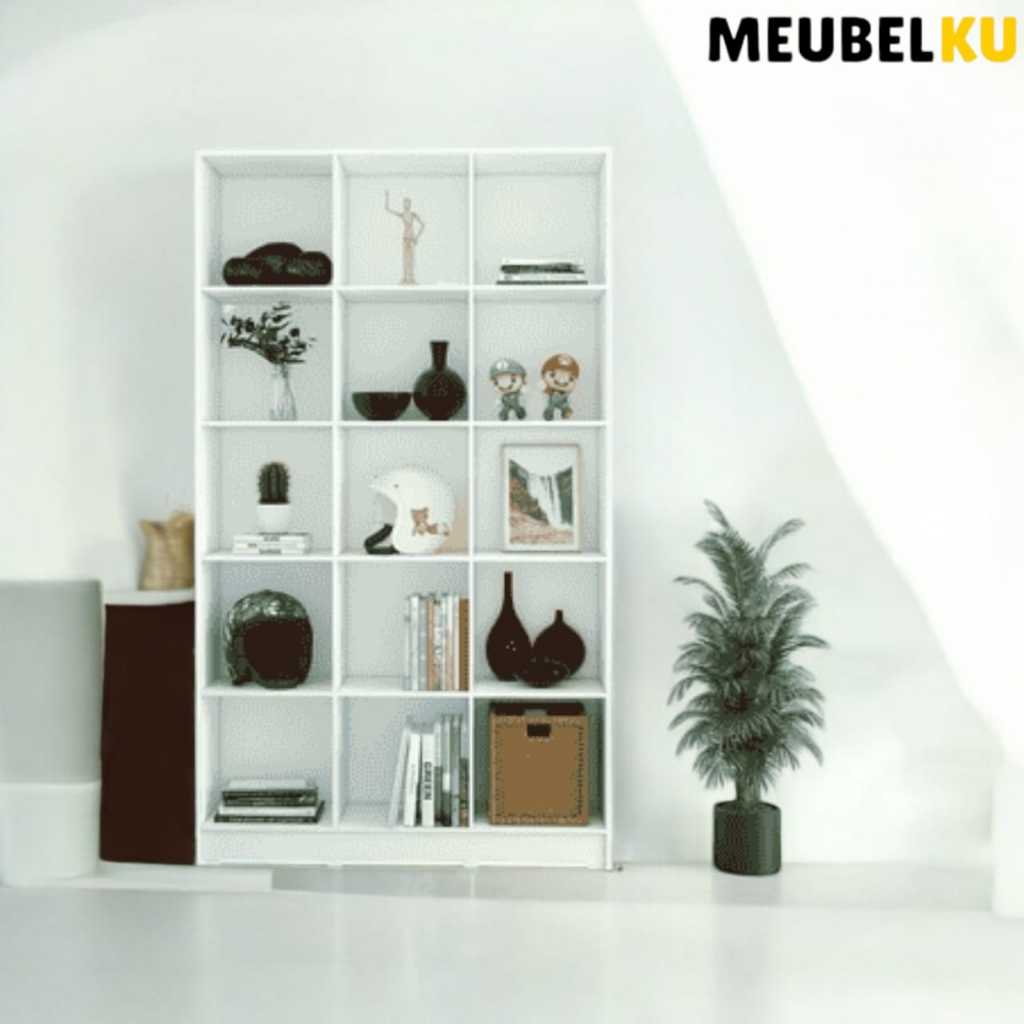 Rak Buku Lemari Buku Jumbo 15 Kotak Rak Laundry Rak serbaguna Murah