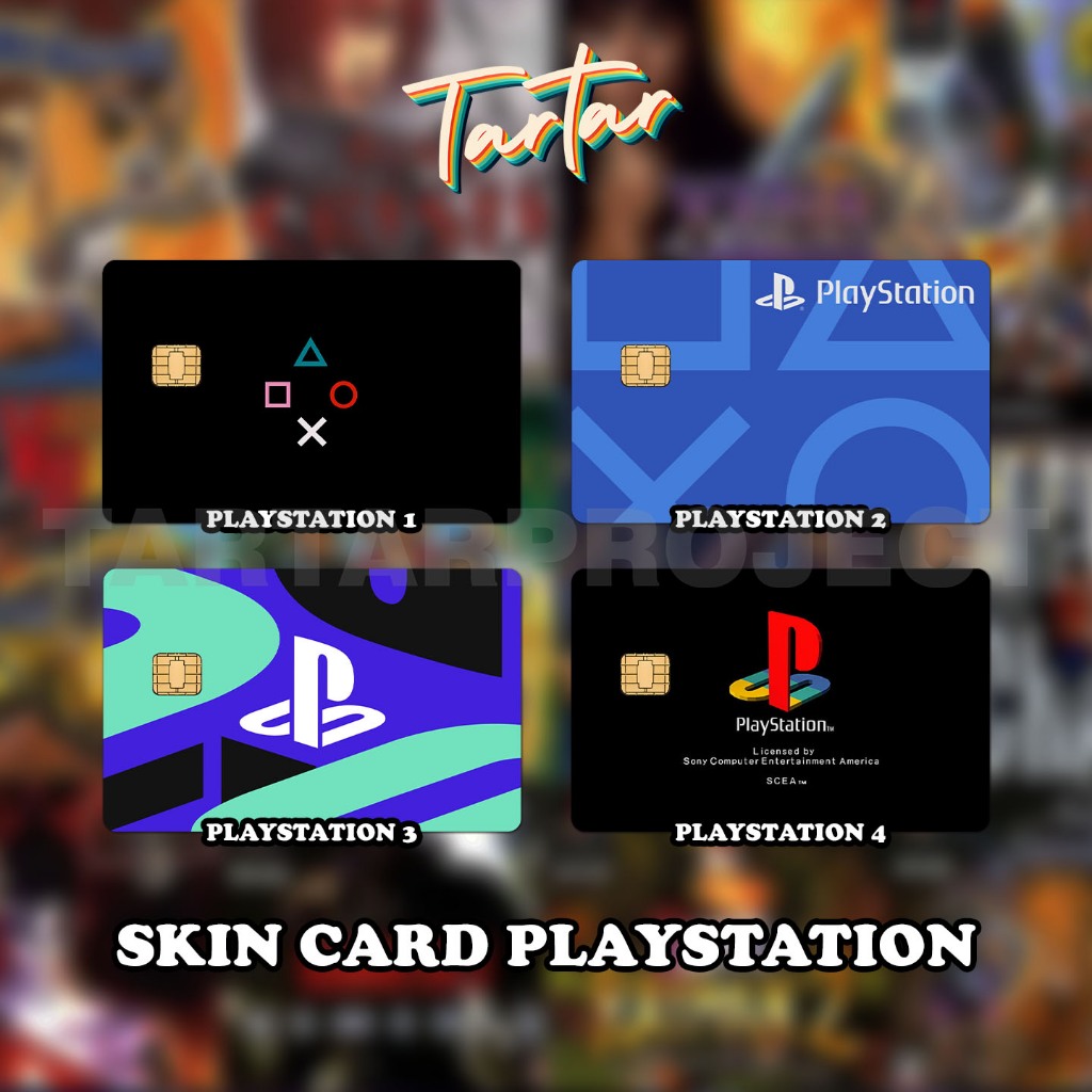 

SKIN / STICKER KARTU ATM / E MONEY / FLAZZ - PLAY STATION