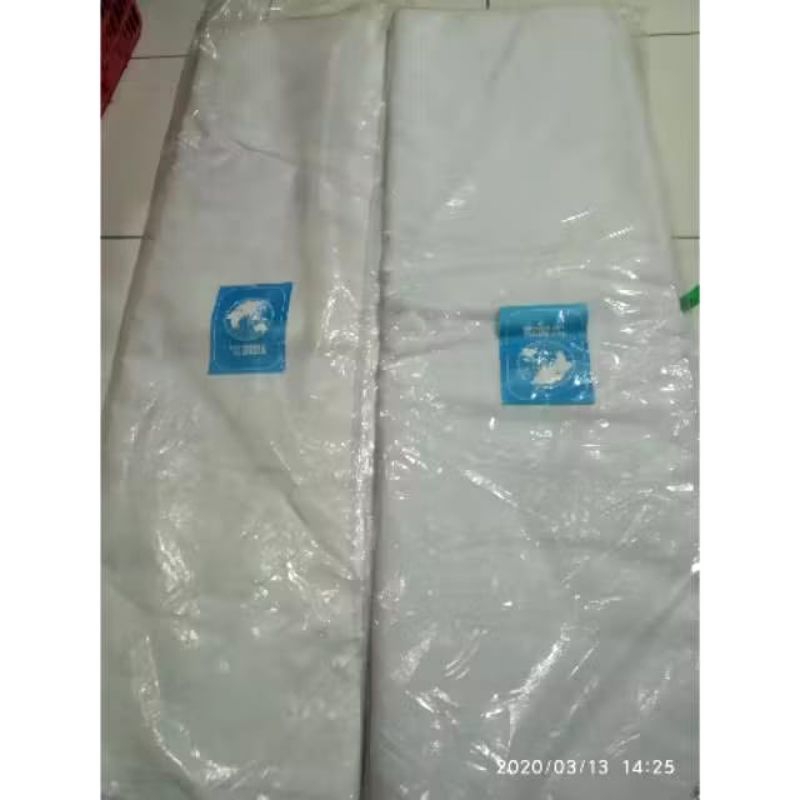 Kain Mori Putih Polos Meteran