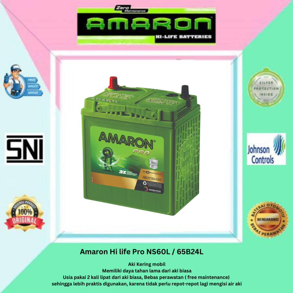 Amaron Hi life Pro NS60L / 65B24L