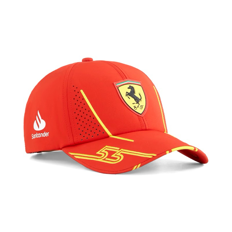 Scuderia Ferrari 2024 Team Carlos Sainz Cap 1:1 / Topi Pembalap F1