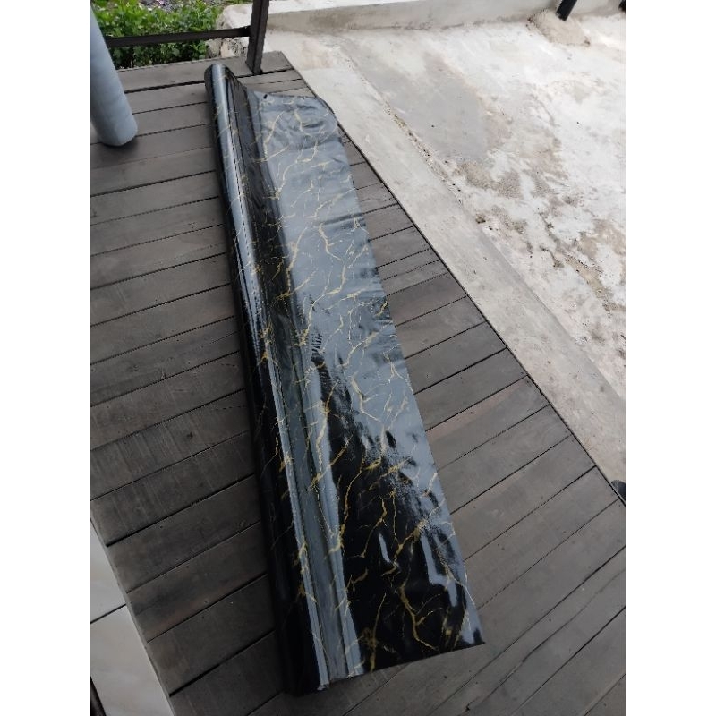 [ LEBAR 2 METER X PER METER ] TIKAR KARPET LANTAI PLASTIK MOTIP MARMER GRANIT, MINIMALIS, KAYU VYNIL