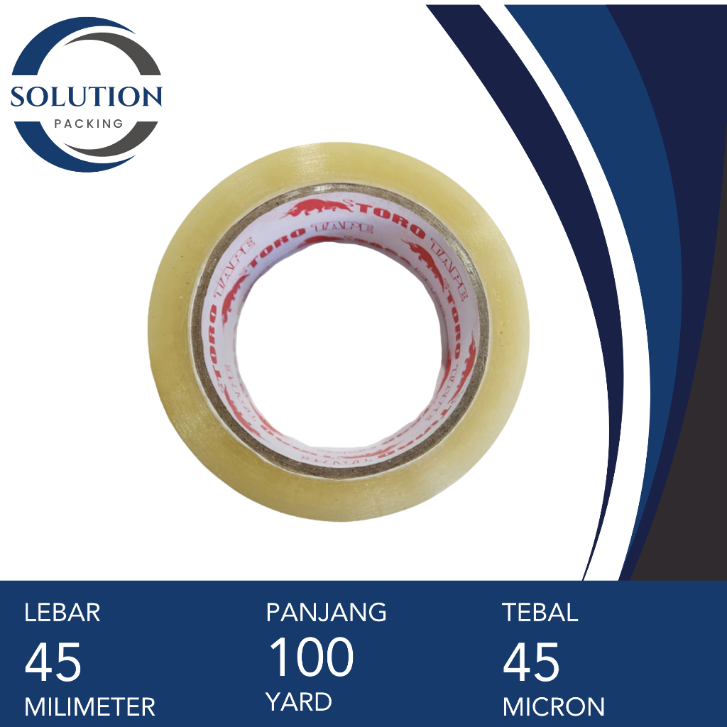 

TORO - LAKBAN BENING 45MM x 100 YARD (FULL)