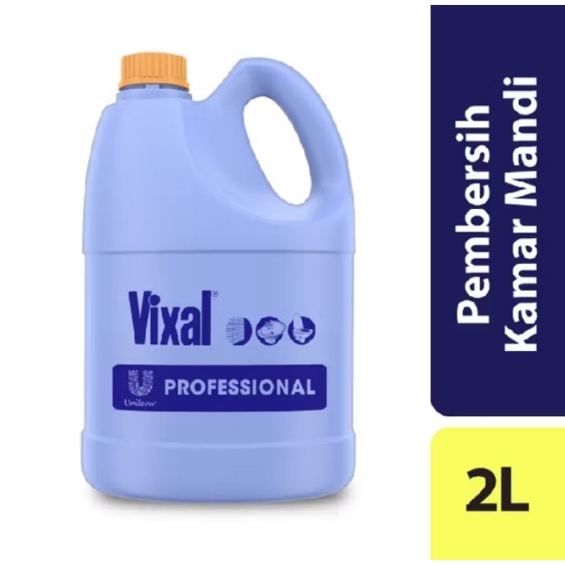 VIXAL PROFESIONAL PEMBERSIH KAMAR MANDI JERIGEN 2L ORIGINAL PRODUK BY UNILEVER
