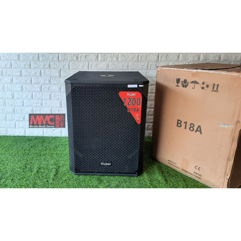 SUBWOOFER AKTIVE HUPER B18A 1200WATT GARANSI RESMI