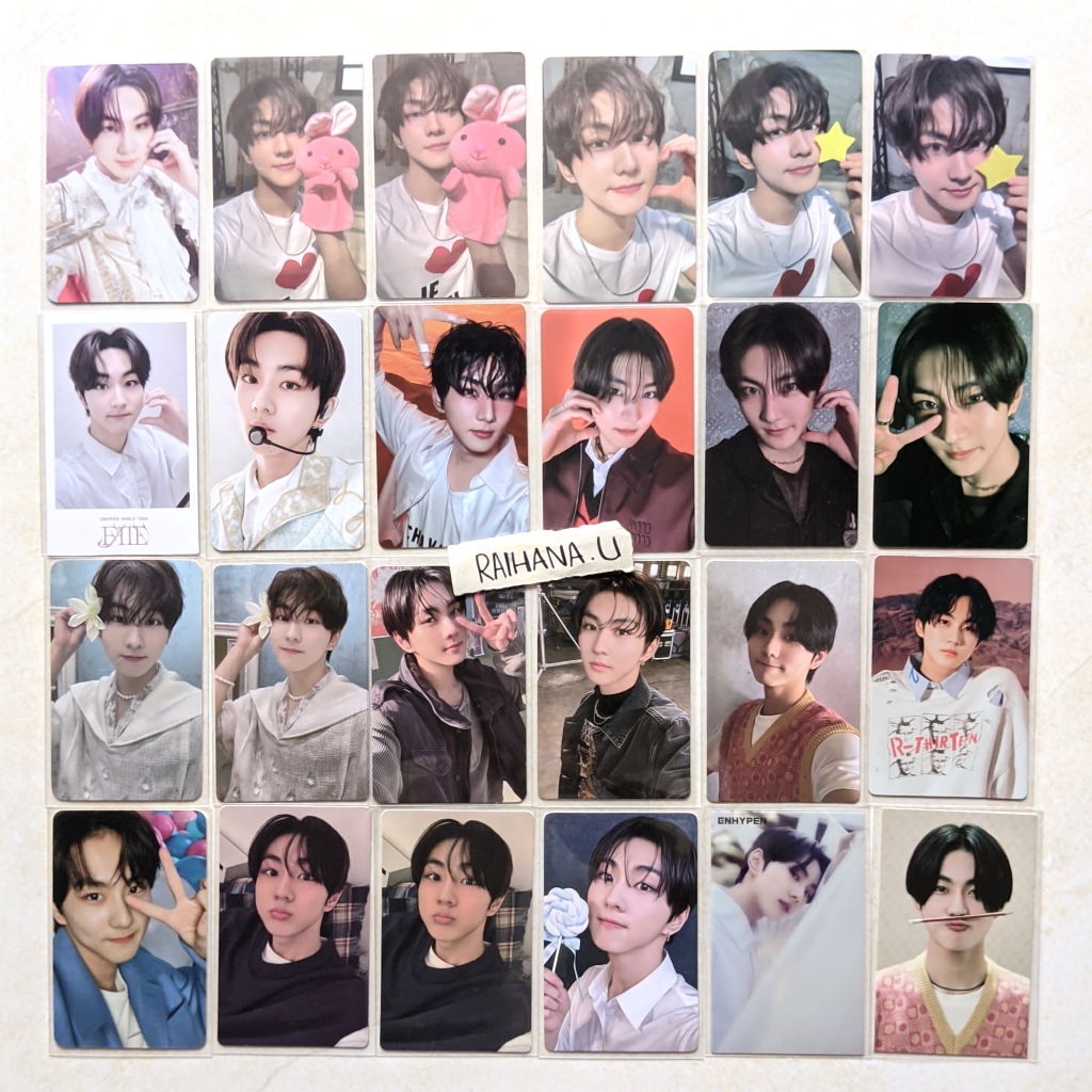 [RESTOCK] OFFICIAL JUNGWON POB LD REG  YIZHIYU VCE R1 R2 YZY Beijing Shanghai Bunga YOUTUBE GIFT YT 