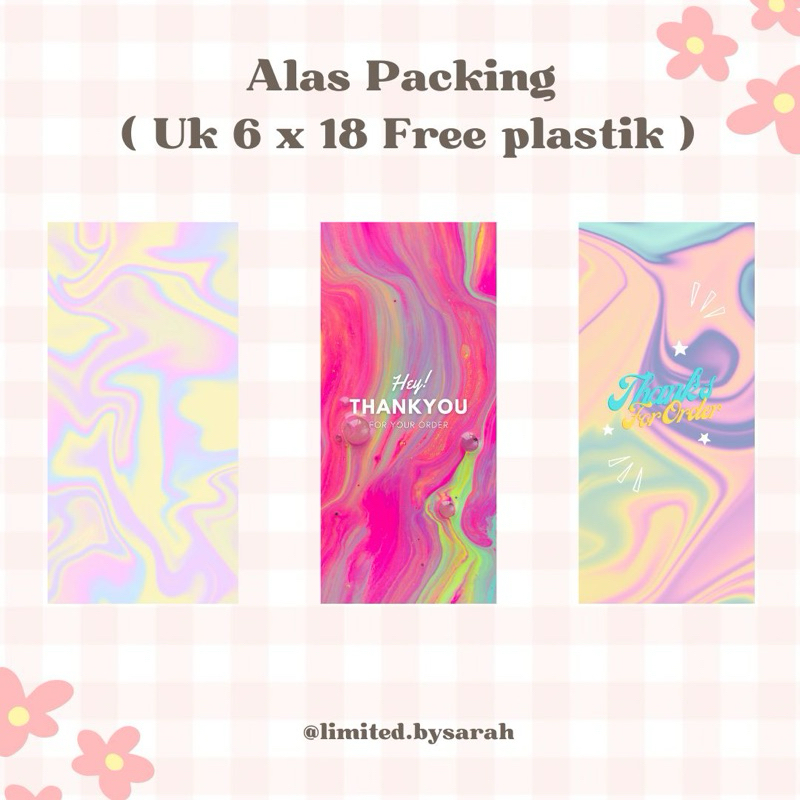 

ALAS PACKING UK 6x18 READYSTOCK ISI 24 FREE PLASTIK