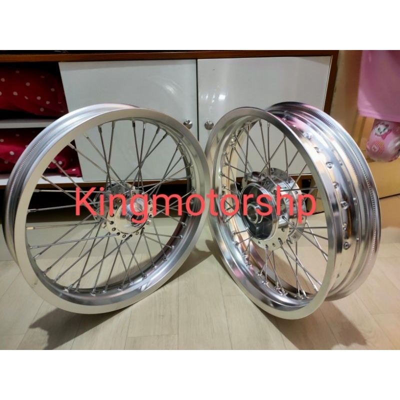 sepasang velg Vixion old /new velg UK 300/350/17