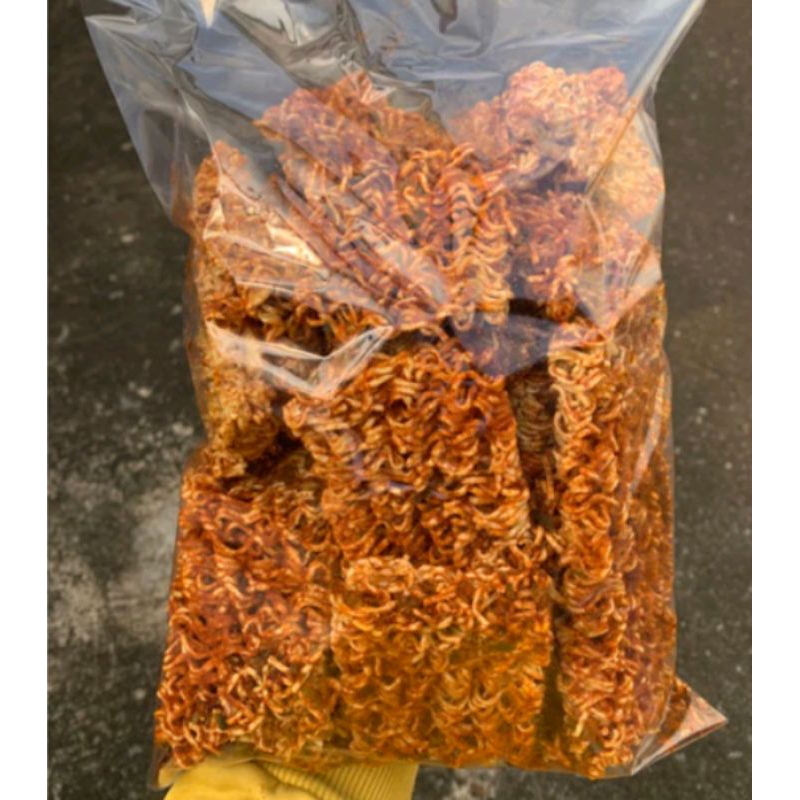 

1KG MIE KERING/MIE KREMES Pedas daun Jeruk Bumbu Cikruh Khas Bandung