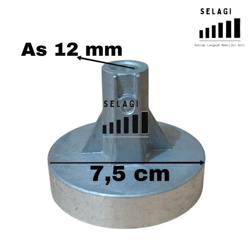 PULLY SPIN MESIN CUCI 2 TABUNG SANKEN AS 12 | PULLY PENGERING MESIN CUCI SANKEN 2 TABUNG | PULI PENG