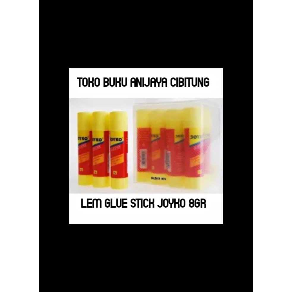 

LEM GLUE STICK 8GRAM MEREK JOYKO 1PACK ISI 12PCS BERKUALITAS TERBAIK