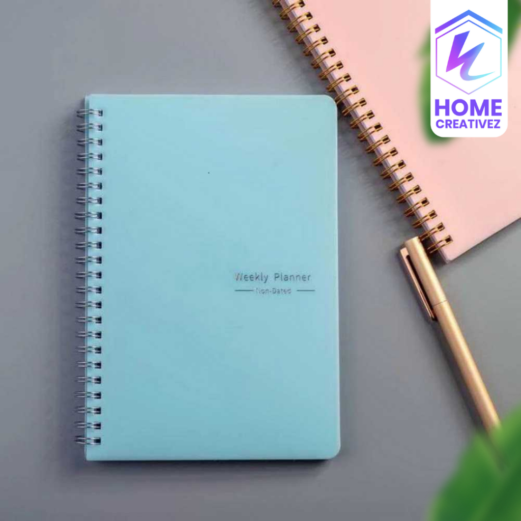 

Homecreativez-ASHUKA Weekly Planner Book for 52 Weeks Buku Catatan Mingguan
