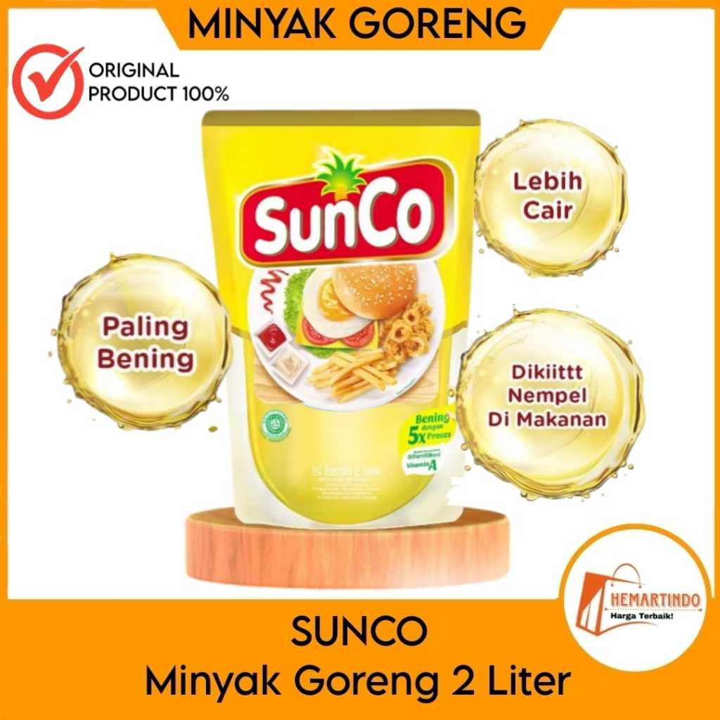 

Sunco Minyak Goreng Refill 2L Jernih