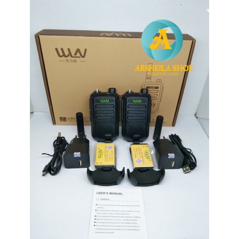 Ht wln Kd c100 uhf sepasang isi 2 original