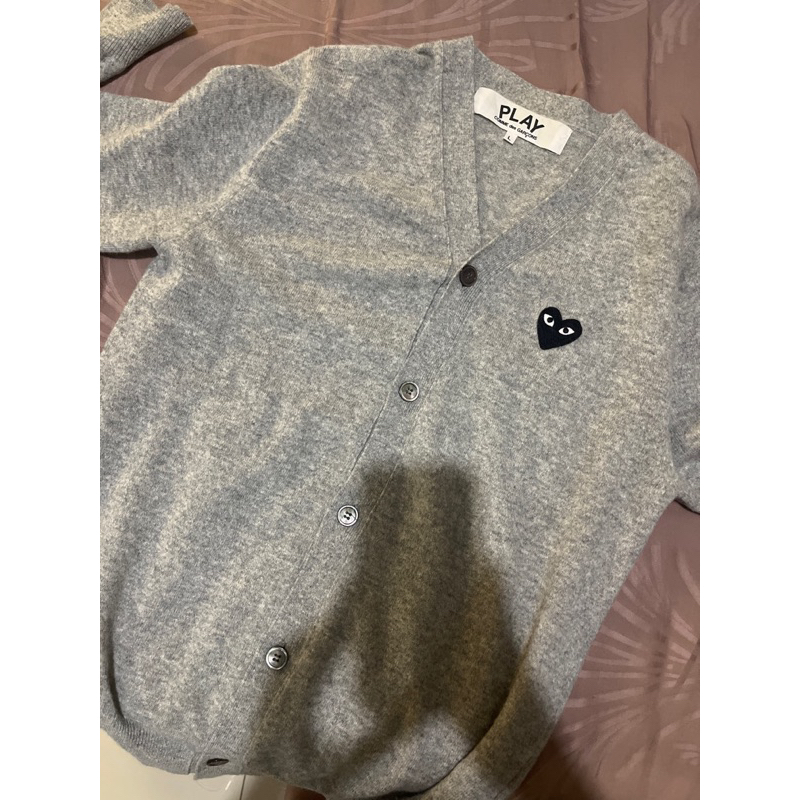 cdg cardigan authentic