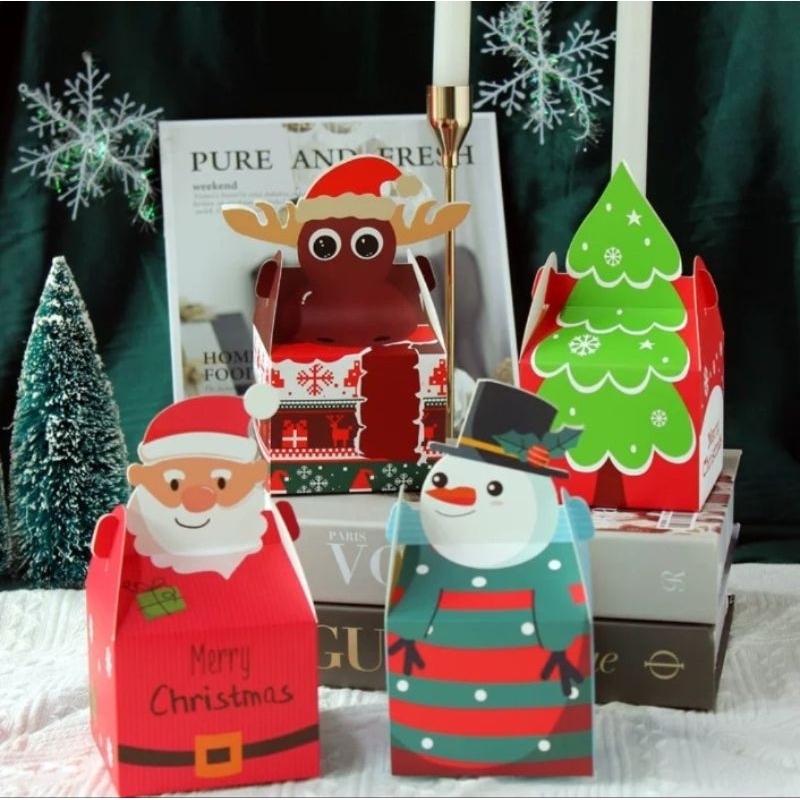 

5pcs Box Natal 1 jar 400ml box natal coklat box natal permen box natal kuker box natal cookies dus kuker natal dus kue natal box snack natal box souvenir natal box hamper natal