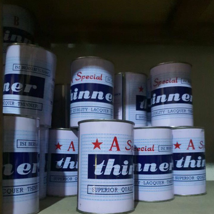 

HOT PRODUK THINNER THINER TINER A SPESIAL A B CAMPURAN CAT MINYAK POLITUR PLITUR 12 liter tunggal djaja