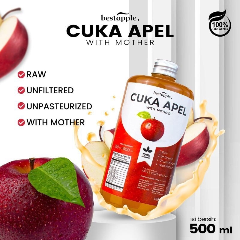 

❤️DreamBeauty❤️ Cuka Apel with Mother Best Apple 500ML