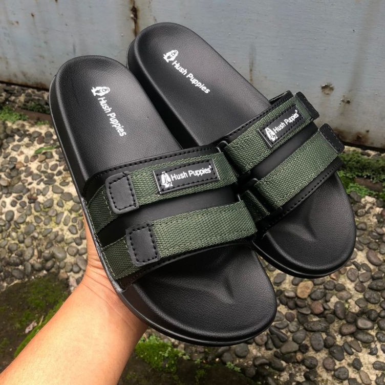 Sandal Hush Puppies Sandal Selop Pria Wanita Sandal Slide Hush Puppies