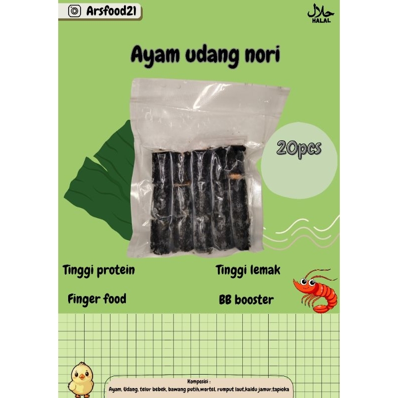 

Arsfood21 Ayam udang nori / ayam nori / olahan ayam / makanan anak
