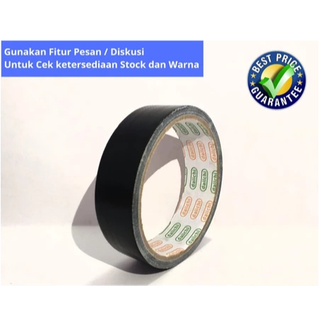 

DAIICHI CLOTH TAPE HITAM 24x5M LAKBAN KAIN/LAKBAN JILID/LAKBAN HITAM