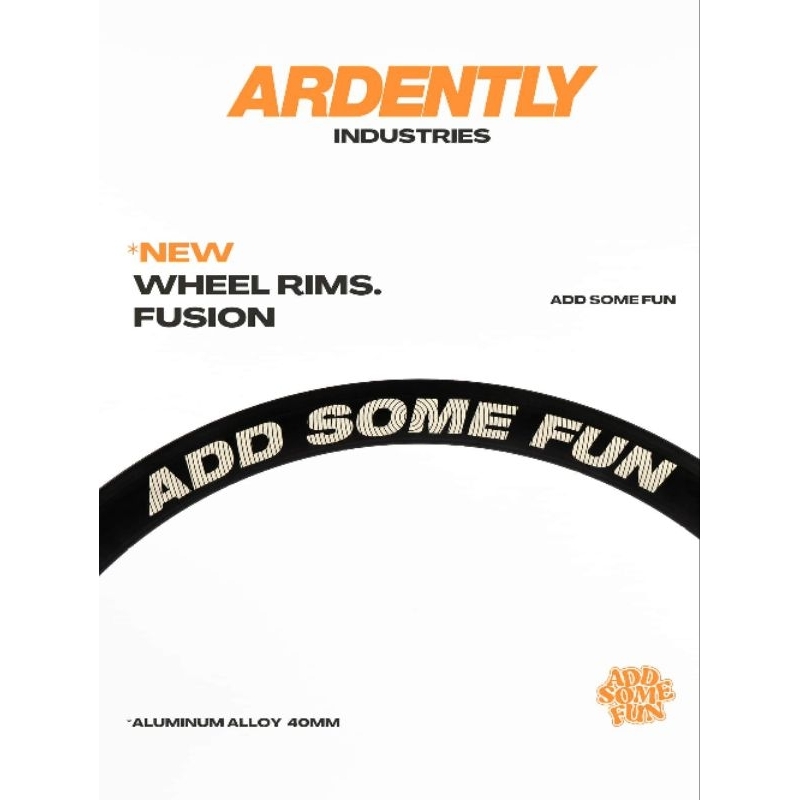 Rim Ardently Fusion 700c 20 24 32 Hole Fixie Roadbike