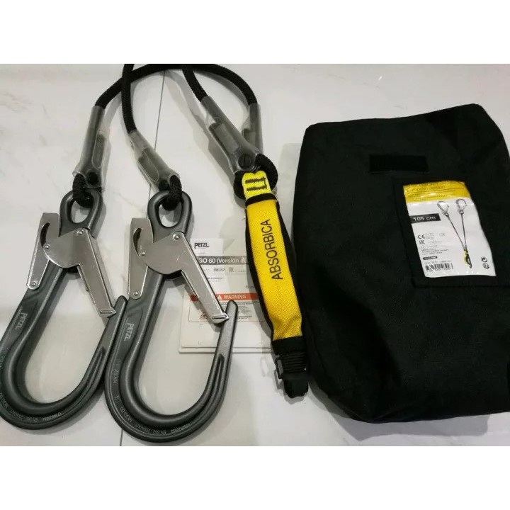 PETZL Absorbica Y Lanyard 80cm With MGO