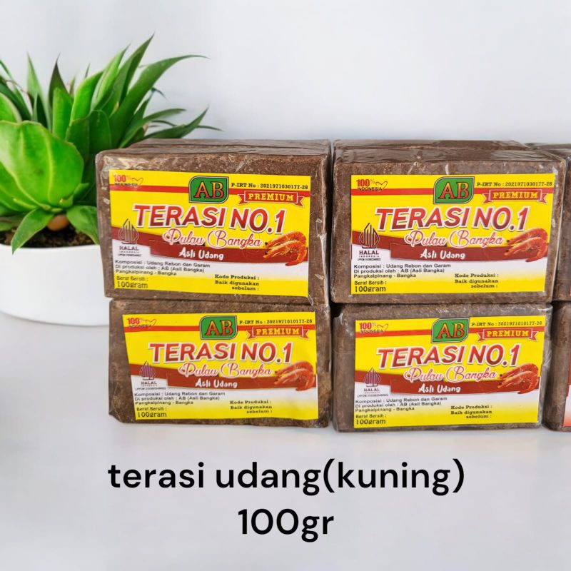 

TERASI UDANG SUPER (KUNING) 100GRAM