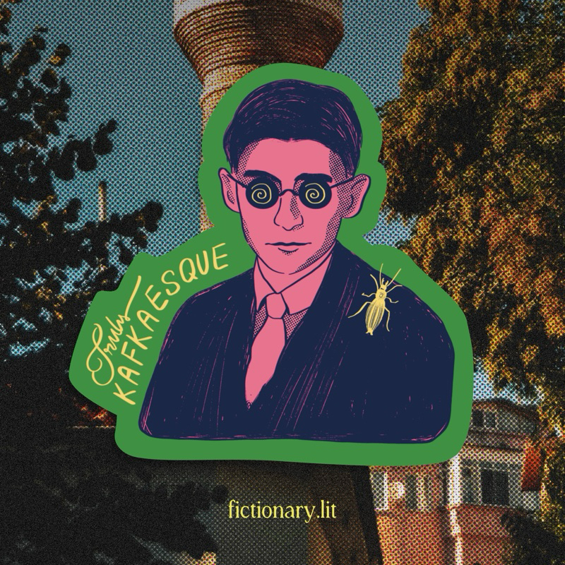 

Franz Kafka Vinyl Sticker