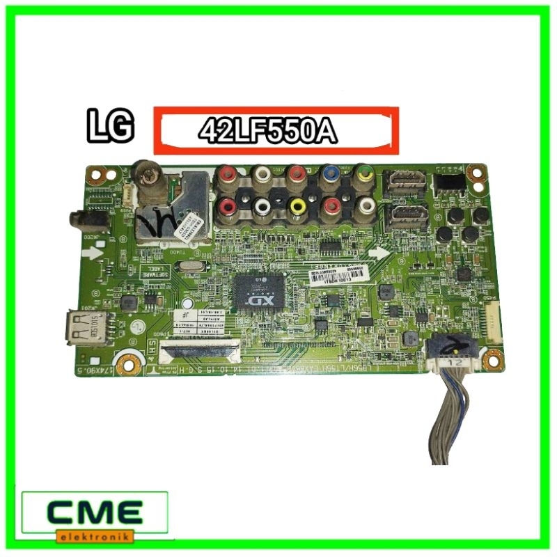 Mainboard Tv LG 42LF550A / 42LF550 Mesin MB Tv LCD LED 42 Inci /Second ORI Original murah berkualita