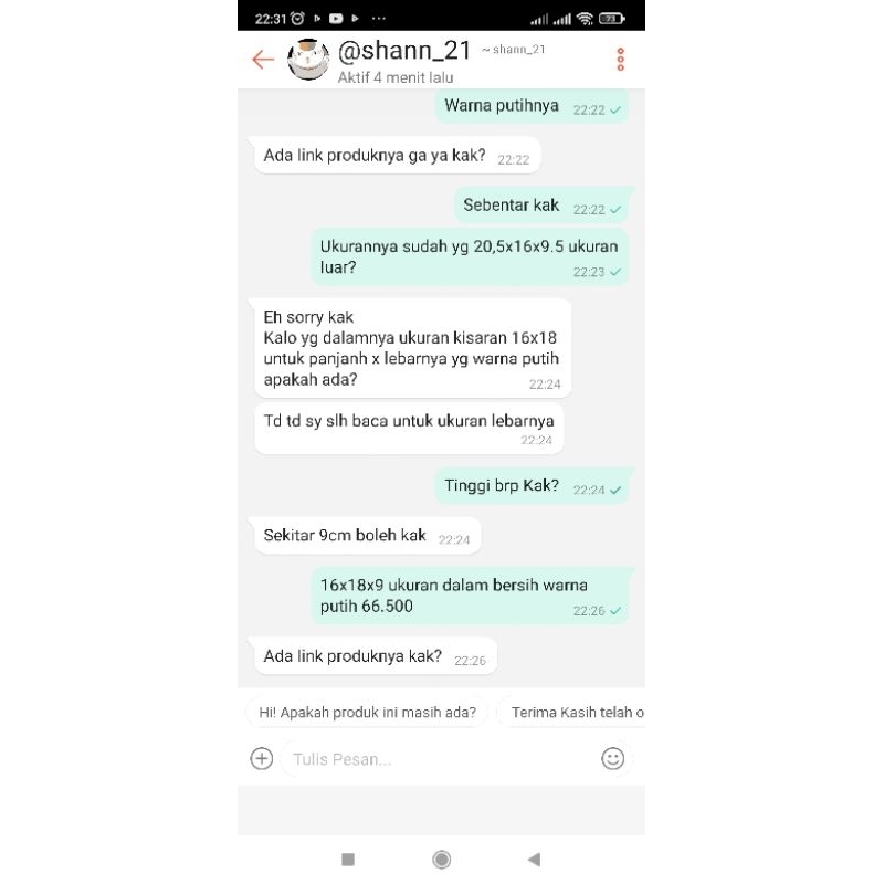 

Custom Gift Box 16x18x9 size dalam WARNA PUTIH