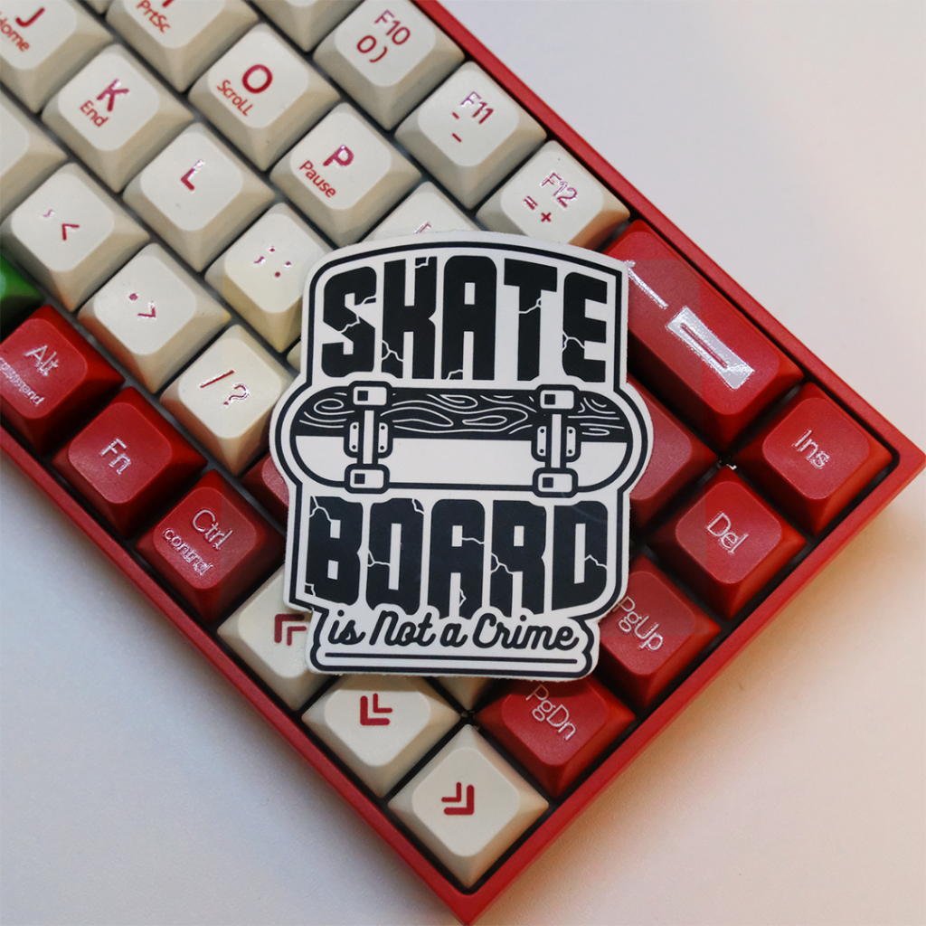 

STICKER SKATEBOARD IS NOT A CRIME