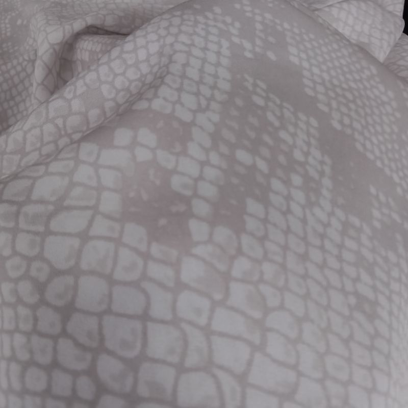 Kain - Kain Satin Silk Motif Abstrak Import - Kain Satin Silk Motif - Kain Meteran Dzc | Harga Per S