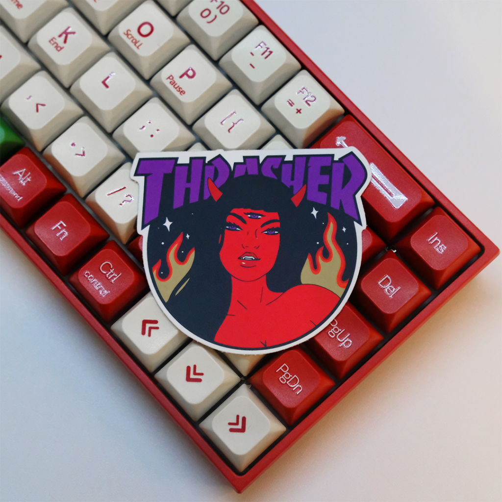 

STICKER THRASHER ROJA STICKER