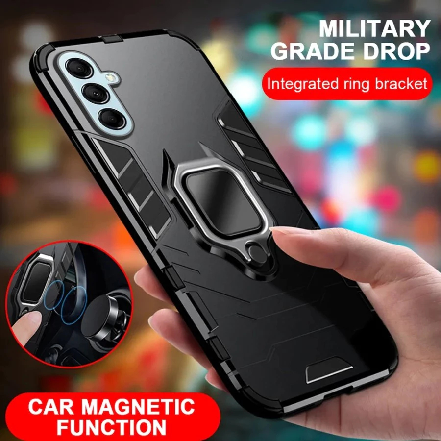 CASE SAMSUNG GALAXY M14 / M15 / M34 / M54 / M55 RUGGED ARMOR STANDING RING