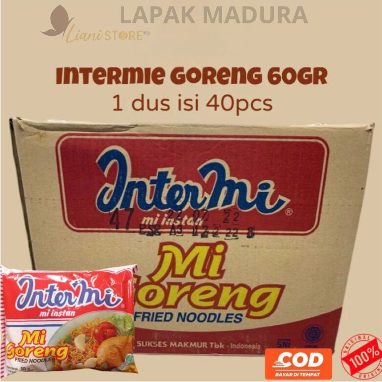 

Intermi Goreng 60 gram 10 pcs Mie instan