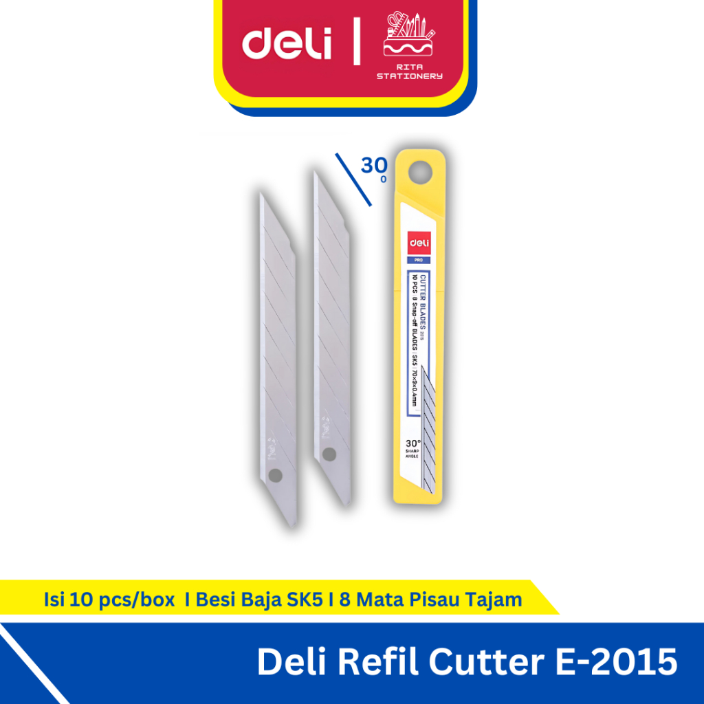 

Deli Refil Cutter E-2015 Isi Cutter Pisau