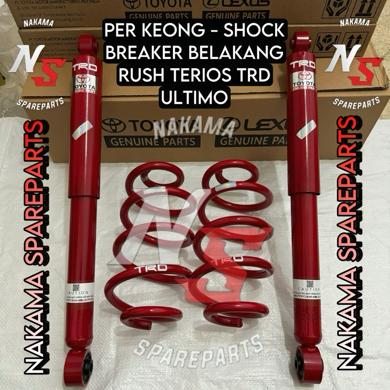 Per Keong belakang + Shockbreaker belakang Rush Terios TRD Ultimo