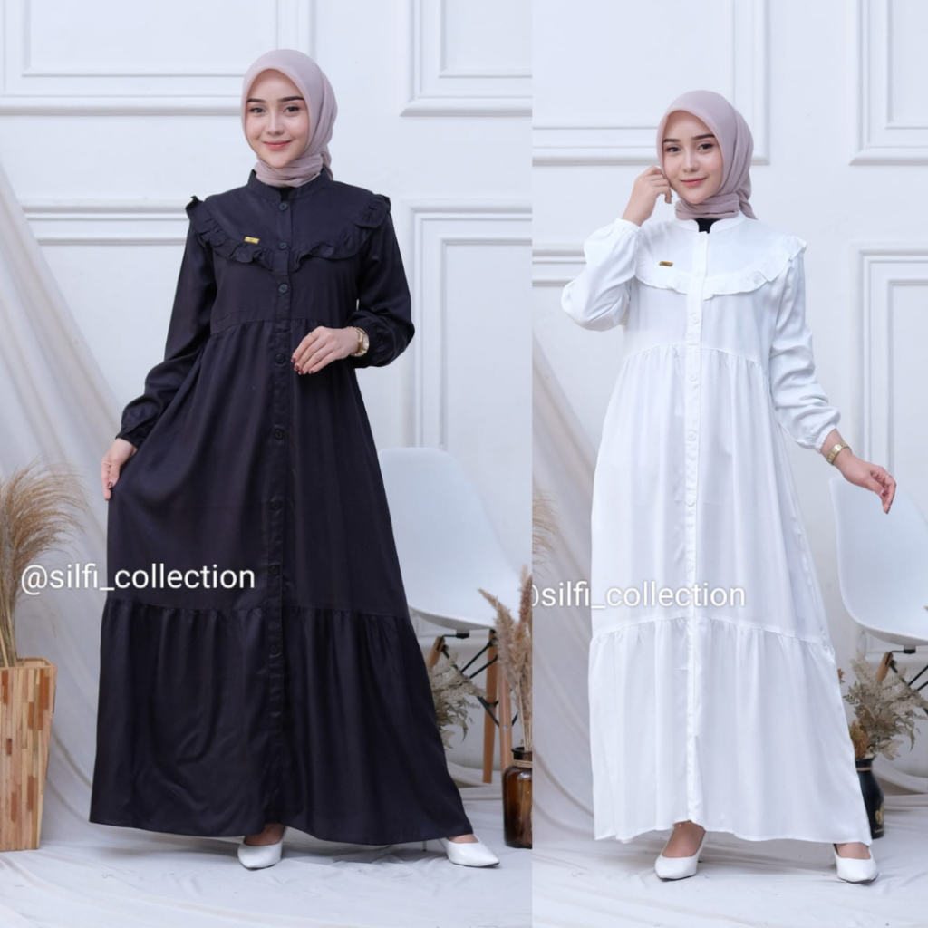 SILFI STORE - GAMIS CIKA MODEL BARU | DREES LEBARAN 2025 | GAMIS RAYON TWILL PREMIUM | GAMIS POLOS T