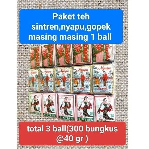 

Paket total 3ball teh sintren,nyapu,gopek