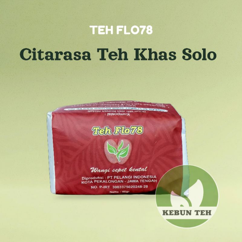 

Teh Solo FLO78 eceran per kotak 40gr Teh Jumbo segar ginastel teh sepet solo