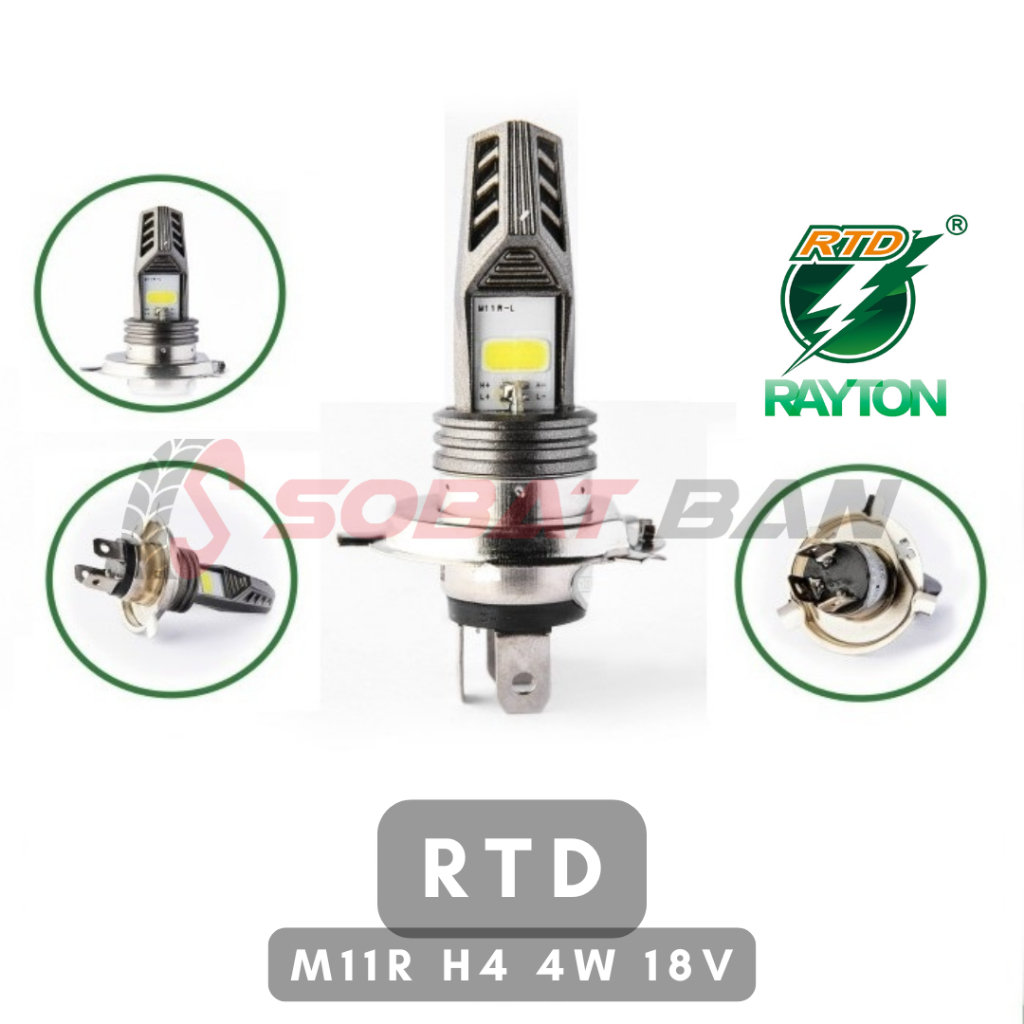 LAMPU LED RTD SCOOPY VIXION NINJA PULSAR M11R-B H4