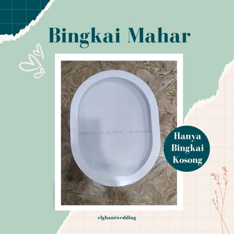 elghaniwedding Bingkai Oval 30x40cm | Bingkai mahar oval | Bingkai Mahar Medan | Bingkai 3d | Bingka