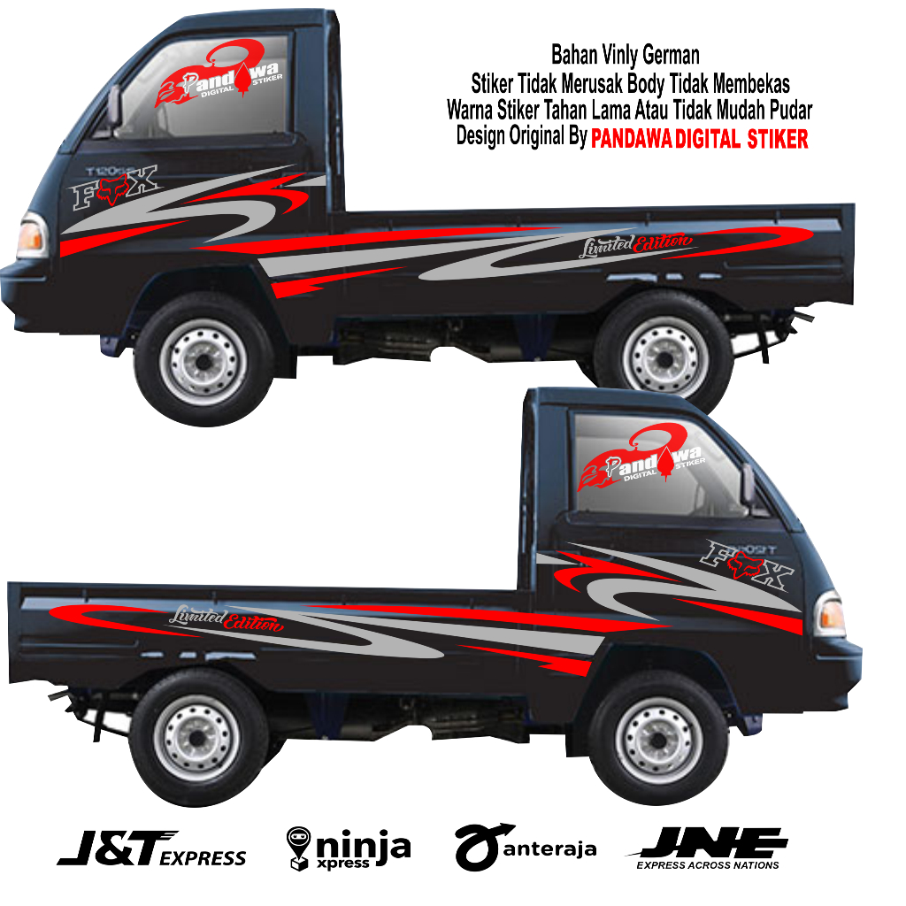 CUTTING STICKER UNTUK MOBIL PICK UP CARRY SS READY STOCK BISA CUSTOM NAMA UNTUK MOBIL PICK UP