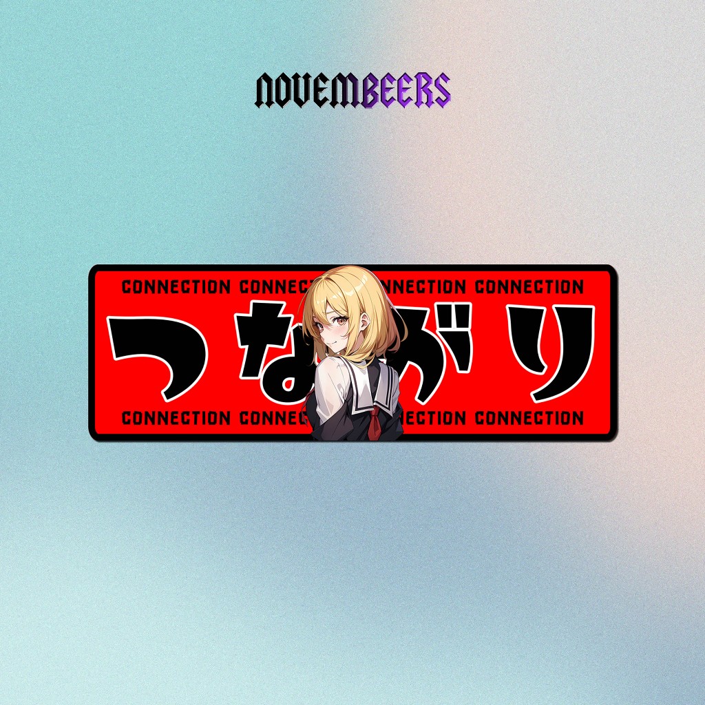 

Stiker Vinyl Slap Stiker Anime Connection Sticker Vinyl Glossy