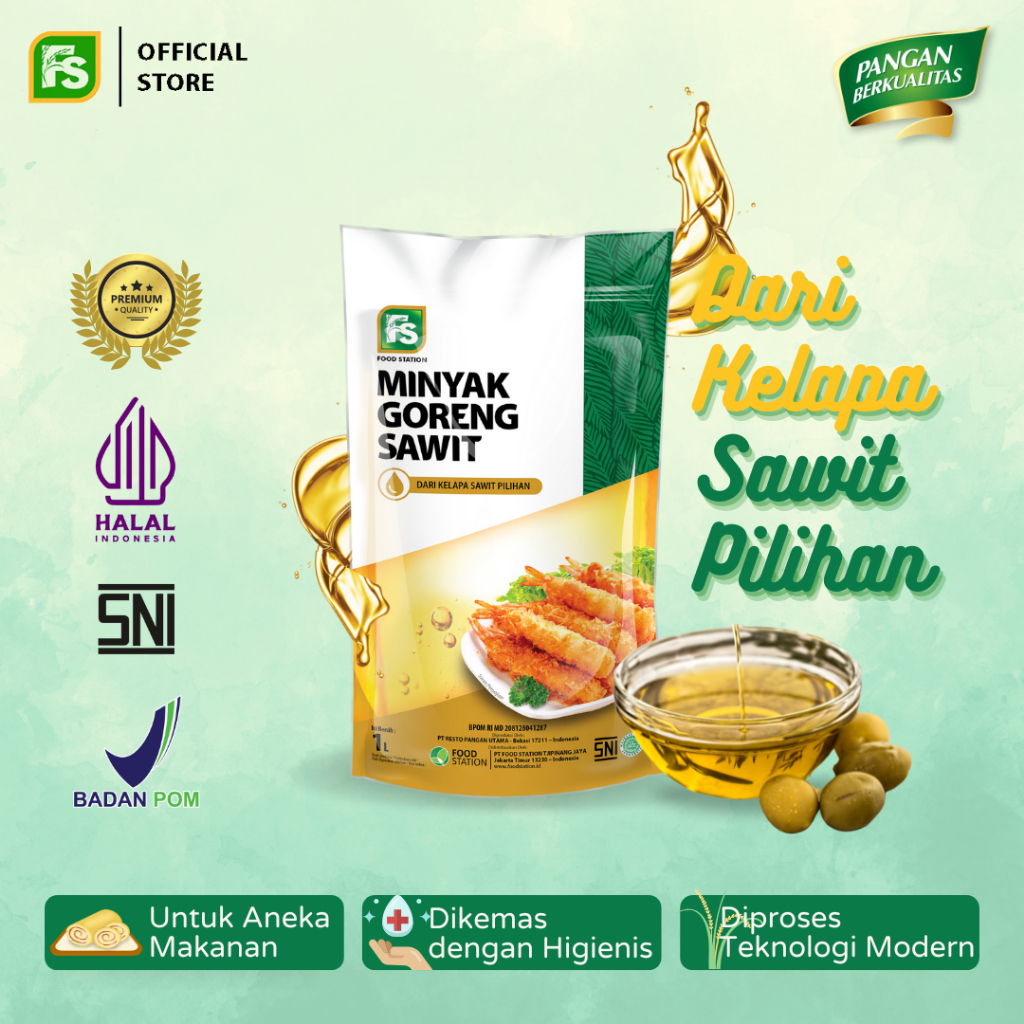 

Food Station - FS Minyak Goreng Super 1 Liter