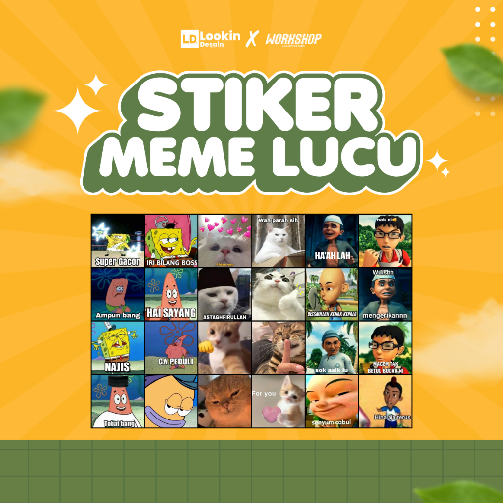 

STIKER MEME ABSURD, SHITMEME, LUCU, NGAKAK, TERBARU