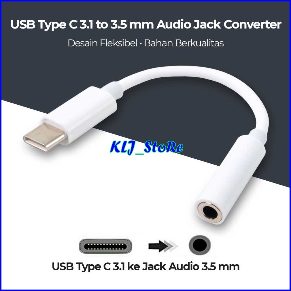 Jack Audio Type C To Jack 3.5mm Converter Type C To 3.5mm Audio