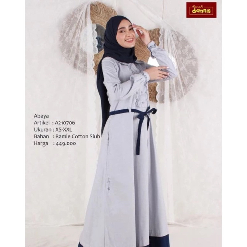 sale 40% / A210706 / abaya dannis XS L XL / abaya katun / abaya polos / baju lebaran / baju ngaji / 